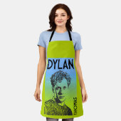 ディラン・トーマス・ウェルシュ詩人 エプロン (着用した状態)