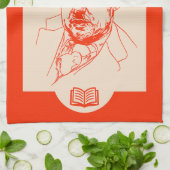 ディラン・トーマス・ウェルシュ詩人 キッチンタオル (折り畳み)