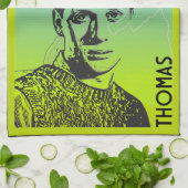 ディラン・トーマス・ウェルシュ詩人 キッチンタオル (折り畳み)