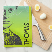 ディラン・トーマス・ウェルシュ詩人 キッチンタオル (四つ折り)