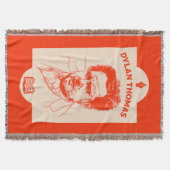 ディラン・トーマス・ウェルシュ詩人 スローブランケット (正面)