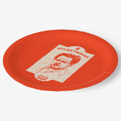 ディラン・トーマス・ウェルシュ詩人 ペーパープレート (アングル)