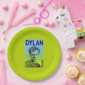 ディラン・トーマス・ウェルシュ詩人 ペーパープレート (パーティー)