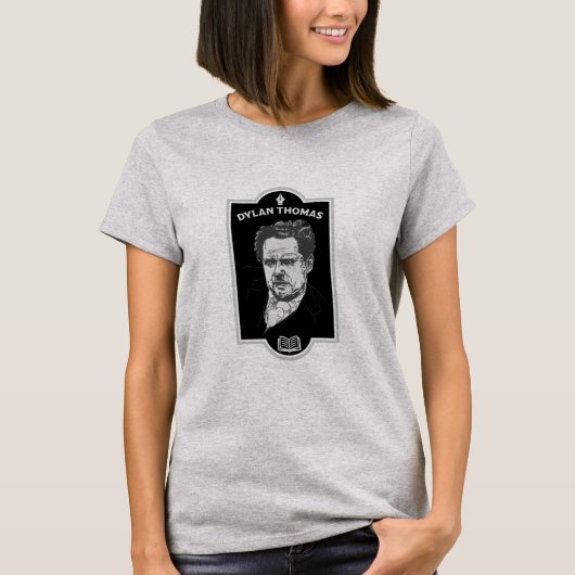 ディラン・トーマス・ウェルシュ詩人 Tシャツ (正面)