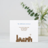 ディラン・マックス・ジェルサレム　ユダヤ教のバース・ミッツヴァ・レセプション 招待状 (スタンド正面)