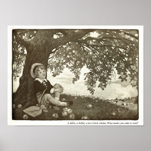 ディラー、ドル子供部屋韻プリント ポスター (正面)