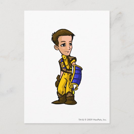 ディリジーブルを失った砂漠のスタッフプレイヤー ポストカード (正面)