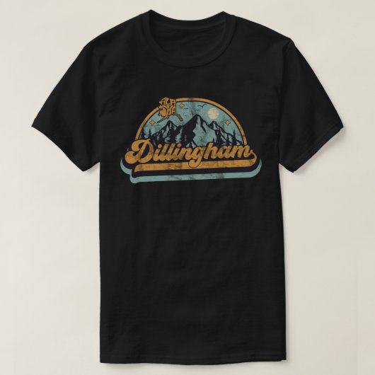 ディリンガム, アラスカ州 Tシャツ (デザイン正面)