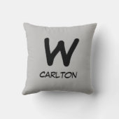 ディリーダリーグレイ装飾用クッション クッション (裏面)