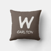 ディリーダリーサドルブラウン装飾用クッション クッション (裏面)