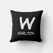 ディリーダリーブラック装飾用クッション クッション (裏面)