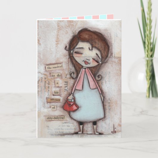 ディリーダリー – 誕生日カード カード (正面)