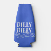 ディリーディリーブルークールボトル（白） ボトルクーラー (正面)