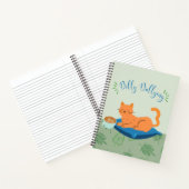 ディリー・ダリング・オレンジキャット ノートブック (内部)