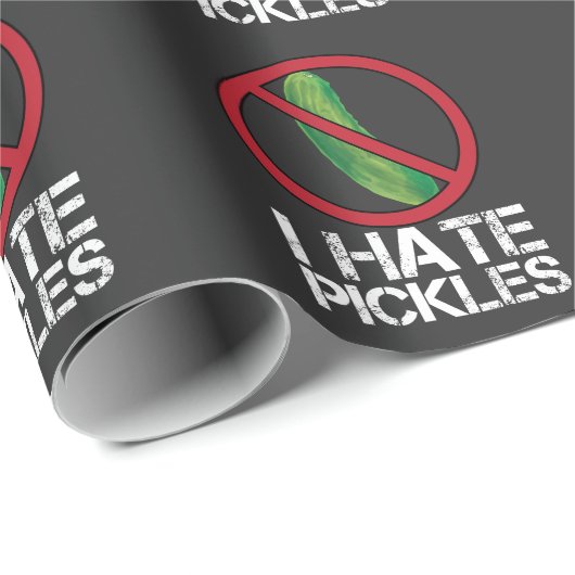 ディルおもしろいキュウリのハターユーモア私はピクルスを嫌う ラッピングペーパー (ロールコーナー)