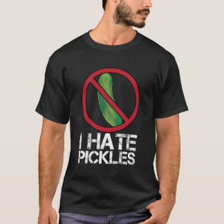 ディルおもしろいユーモア肉好き私はピクルスが嫌い Tシャツ