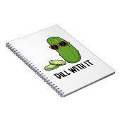 ディルで対応 面白いディルピクルの駒  ノートブック (右側)