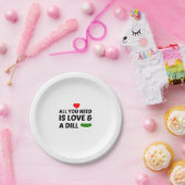 ディルと愛 ペーパープレート (パーティー)