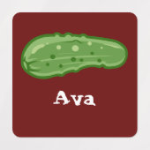 ディルとItデザイン – 小型正方形の衣類ラベル ラベル (デザイン2)