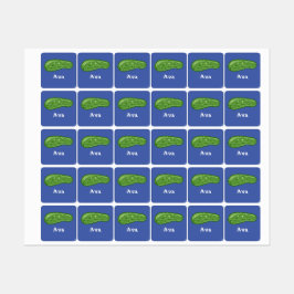 ディルとItデザイン – 小型正方形の衣類ラベル ラベル