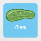 ディルとItデザイン – 小型正方形の衣類ラベル ラベル (デザイン1)