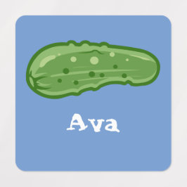 ディルとItデザイン – 小型正方形の衣類ラベル ラベル