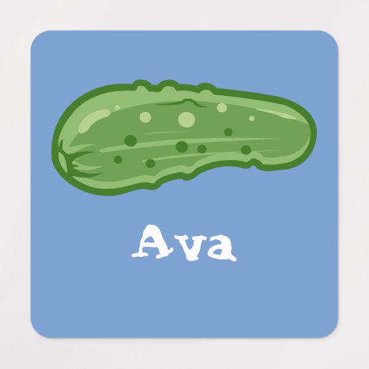 ディルとItデザイン – 小型正方形の衣類ラベル ラベル (デザイン1)