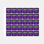 ディルとItデザイン – 小型正方形の衣類ラベル ラベル (シート)