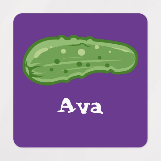 ディルとItデザイン – 小型正方形の衣類ラベル ラベル (デザイン1)