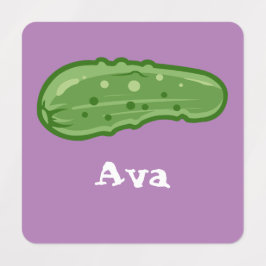 ディルとItデザイン – 小型正方形の衣類ラベル ラベル