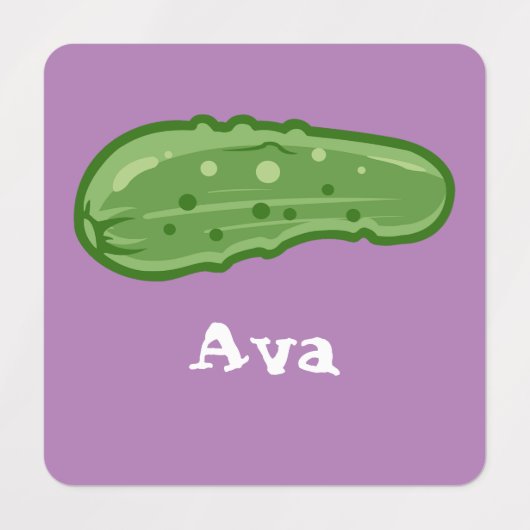 ディルとItデザイン – 小型正方形の衣類ラベル ラベル (デザイン1)