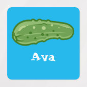 ディルとItデザイン – 小型正方形の衣類ラベル ラベル (デザイン1)