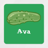 ディルとItデザイン – 小型正方形の衣類ラベル ラベル (デザイン2)