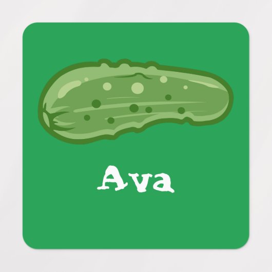 ディルとItデザイン – 小型正方形の衣類ラベル ラベル (デザイン1)