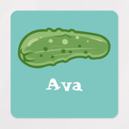 ディルとItデザイン – 小型正方形の衣類ラベル ラベル