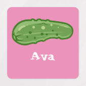 ディルとItデザイン – 小型正方形の衣類ラベル ラベル (デザイン1)