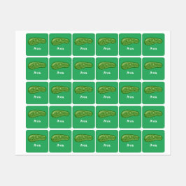 ディルとItデザイン – 小型正方形の衣類ラベル ラベル