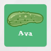 ディルとItデザイン – 小型正方形の衣類ラベル ラベル (デザイン2)