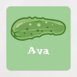 ディルとItデザイン – 小型正方形の衣類ラベル ラベル