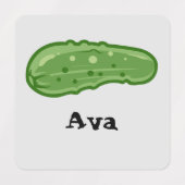 ディルとItデザイン – 小型正方形の衣類ラベル ラベル (デザイン2)