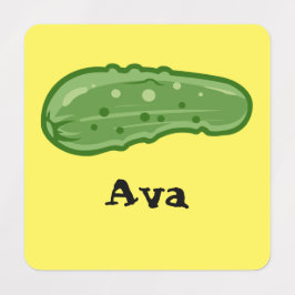 ディルとItデザイン – 小型正方形の衣類ラベル ラベル