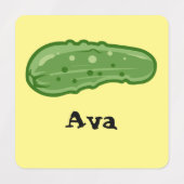 ディルとItデザイン – 小型正方形の衣類ラベル ラベル (デザイン2)