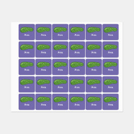 ディルとItデザイン – 小型正方形の衣類ラベル ラベル