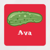 ディルとItデザイン – 小型正方形の衣類ラベル ラベル (デザイン1)