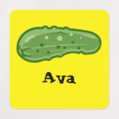 ディルとItデザイン – 小型正方形の衣類ラベル ラベル (デザイン2)