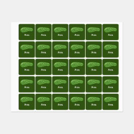 ディルとItデザイン – 小型正方形の衣類ラベル ラベル