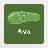 ディルとItデザイン – 小型正方形の衣類ラベル ラベル (デザイン1)