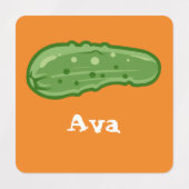 ディルとItデザイン – 小型正方形の衣類ラベル ラベル (デザイン2)