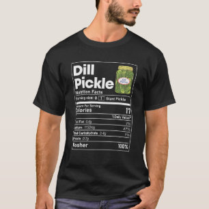 ディルの栄養の事実に一致するユダヤ人のコーシェル Tシャツ