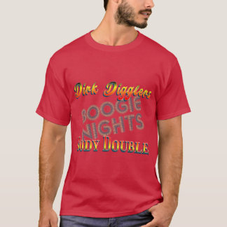 ディルク・ディグラーのボディダブル ブギーナイツ ガール フレン Tシャツ
